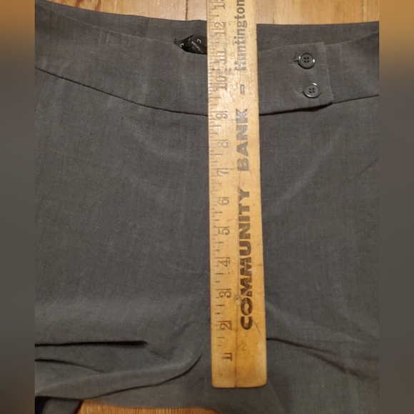NWT Ninety Charcoal Straight Legged Dress Pants Size 12 Office Workwear Business - Picture 6 of 8